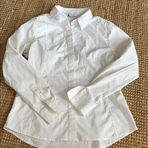 Athleta Crisp White Dress Shirt